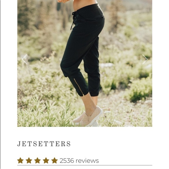 Albion Fit Black Jetsetter Joggers Size XS - Picture 3 of 11